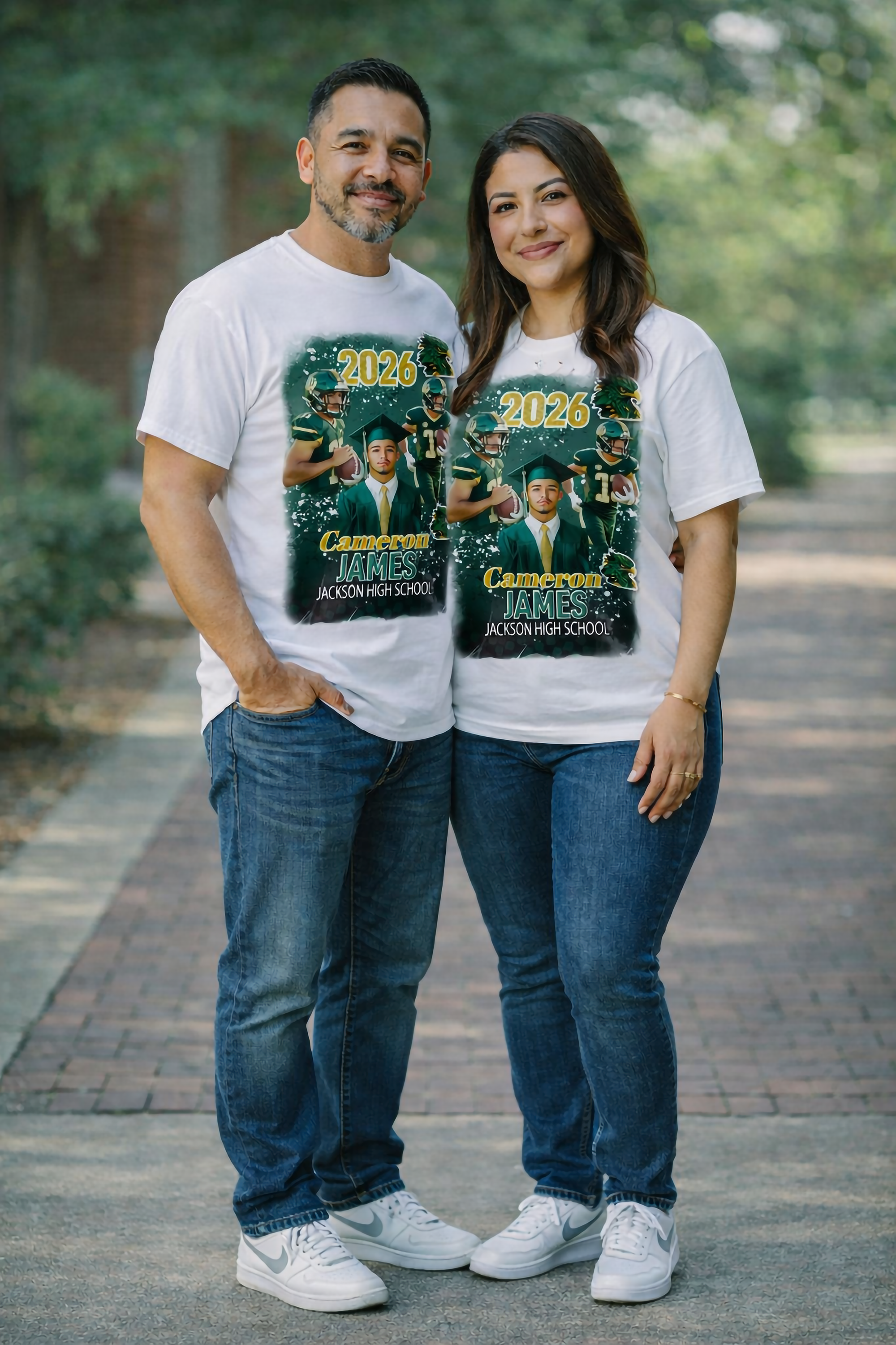 Custom Class Of 2025 Senior Vibes Graduation T-Shirt For You and Your Family 🎓