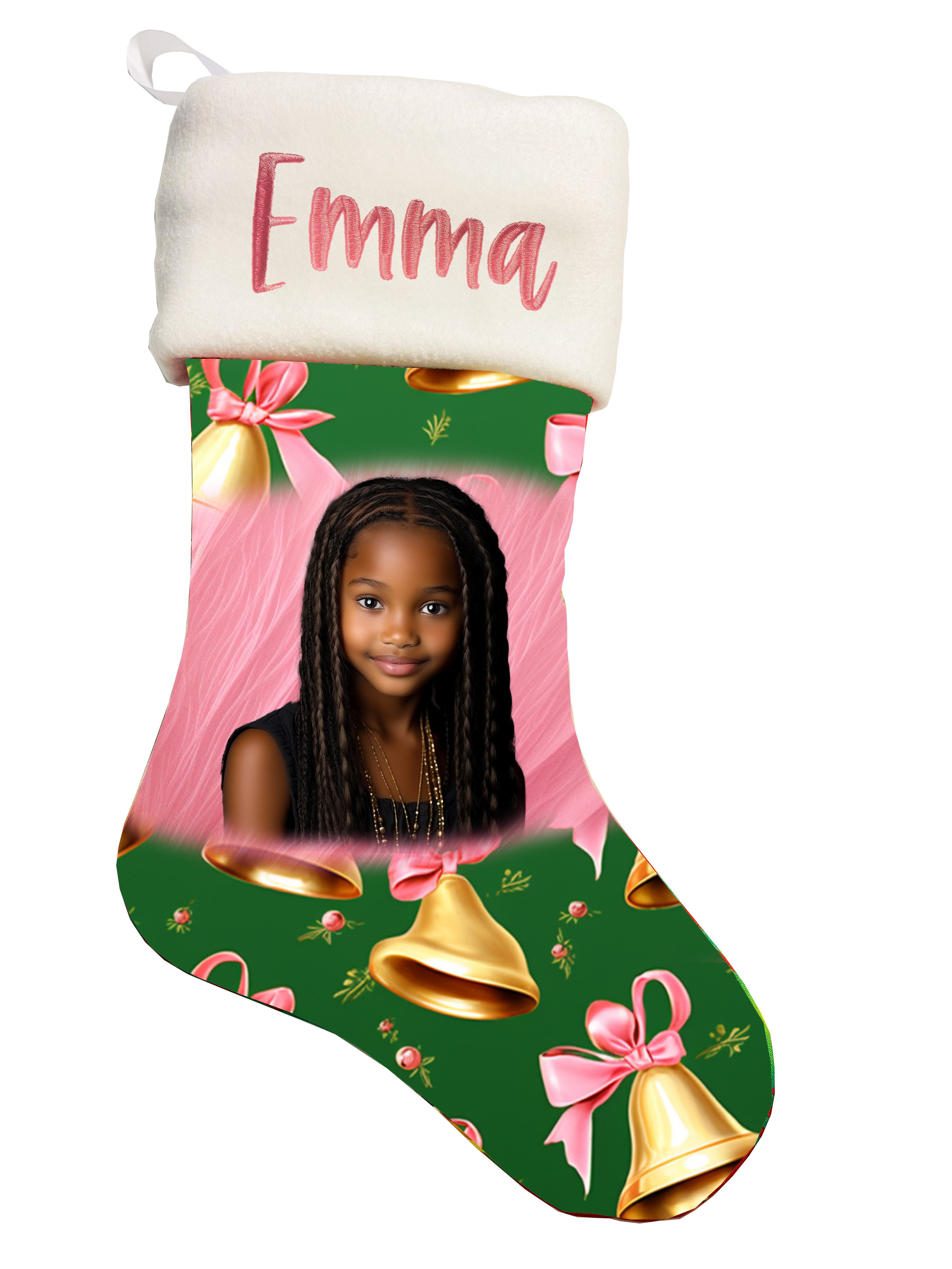 🎉Personalized Jingle Bells Theme Christmas Stocking🎉 Main image