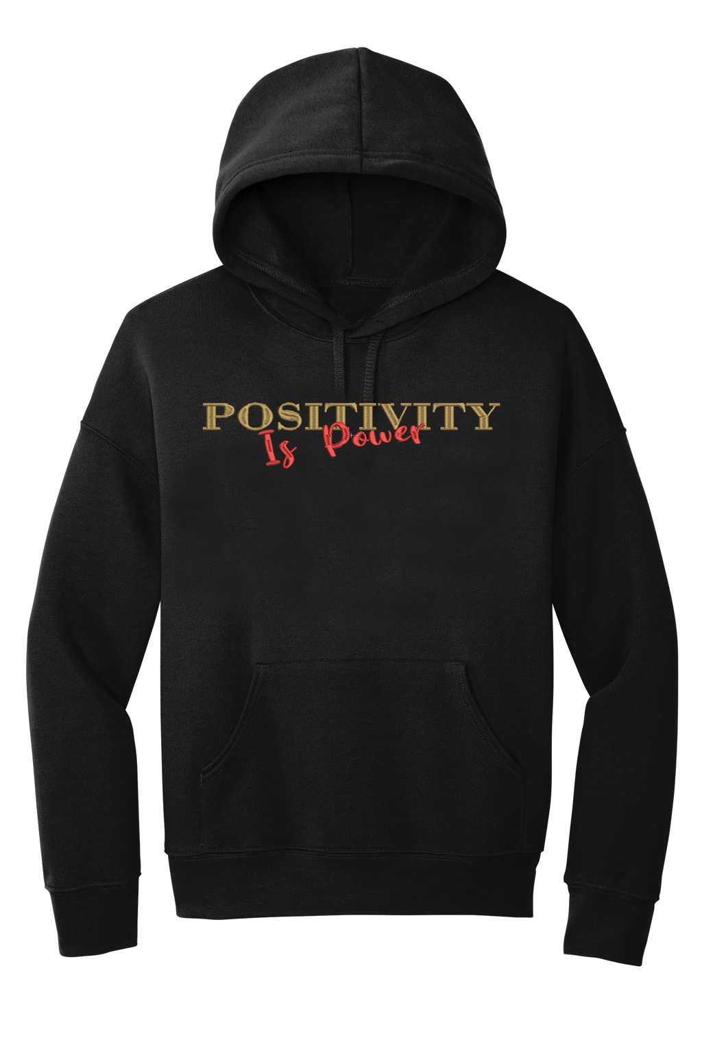 🎉Black "Positivity Is Power" Inspirational Hoodie🎉