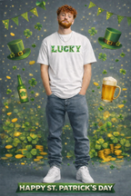 LUCKY St. Patrick's Day Graphic T-Shirt🍀