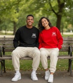Personalized Ribbon Heart Couples Sweatshirt
