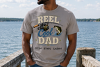 Personalized Reel Cool Dad Shirt – Comfort Colors® Fishing Dad Tee with Kids Names – Custom Father’s Day Gift for Dad