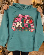 Merry Mama Christmas Hoodie – Retro Holiday Graphic Pullover