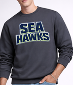 SEAHAWKS Charcoal Classic Unisex Crewneck Sweatshirt