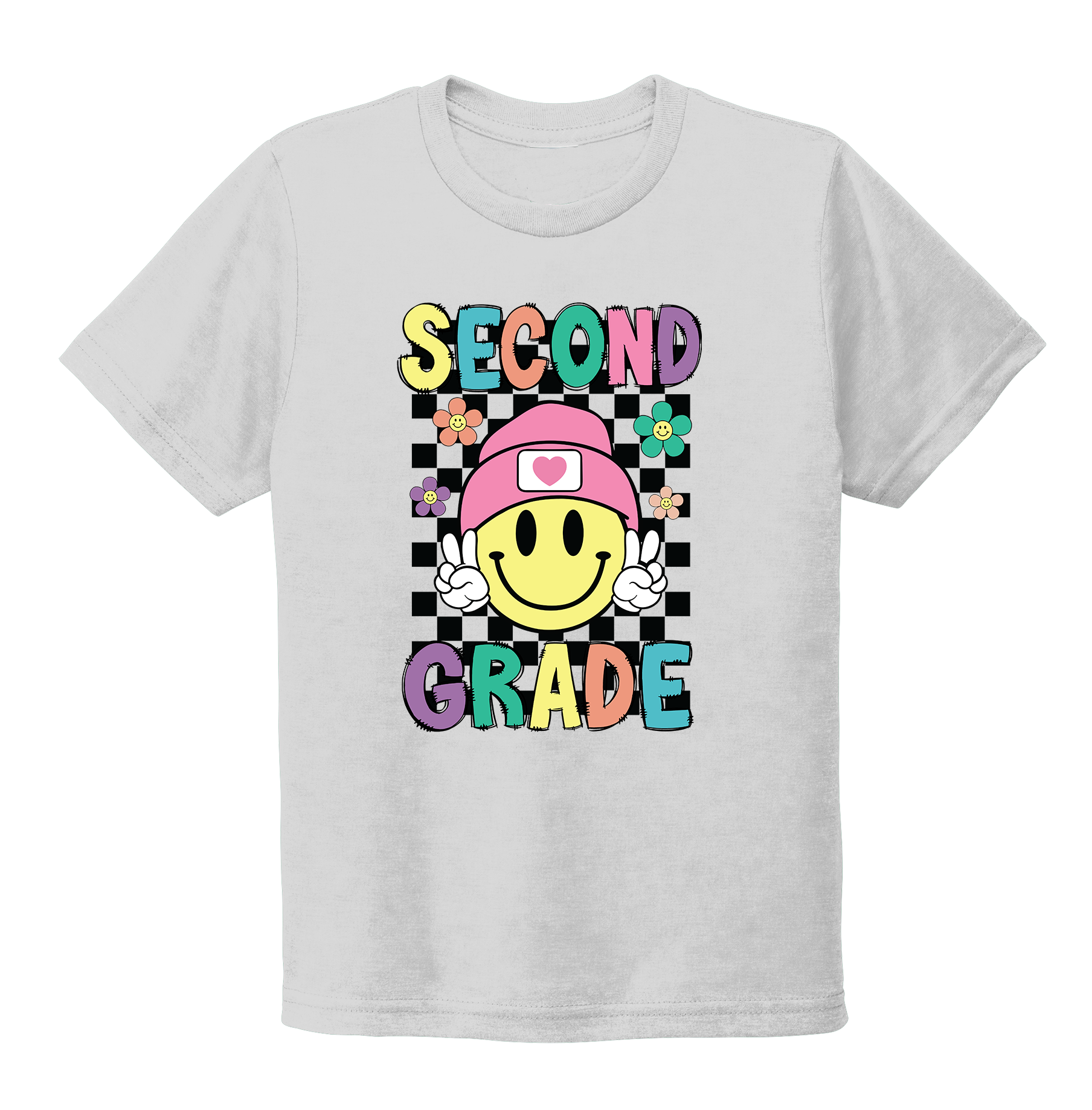 "Second Grade" Youth Back To School T-Shirt