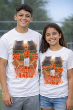 Custom Baseball Player Photo Shirt – Personalized Name & Number