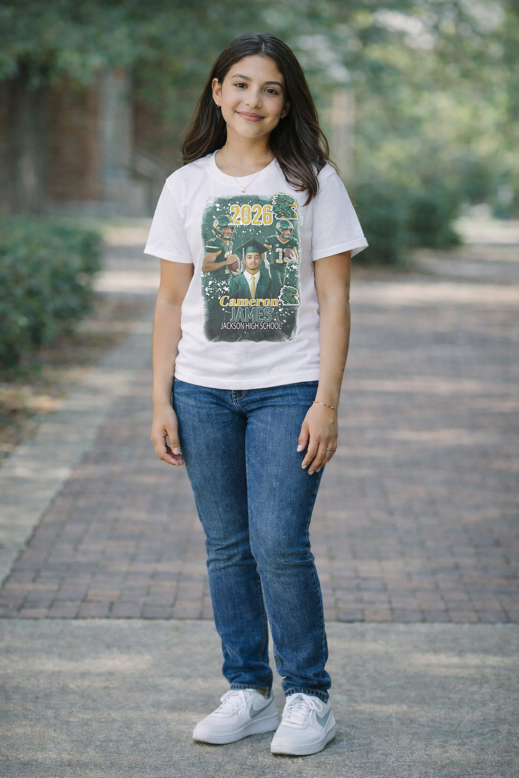 Custom Class Of 2025 Senior Vibes Graduation T-Shirt For You and Your Family 🎓