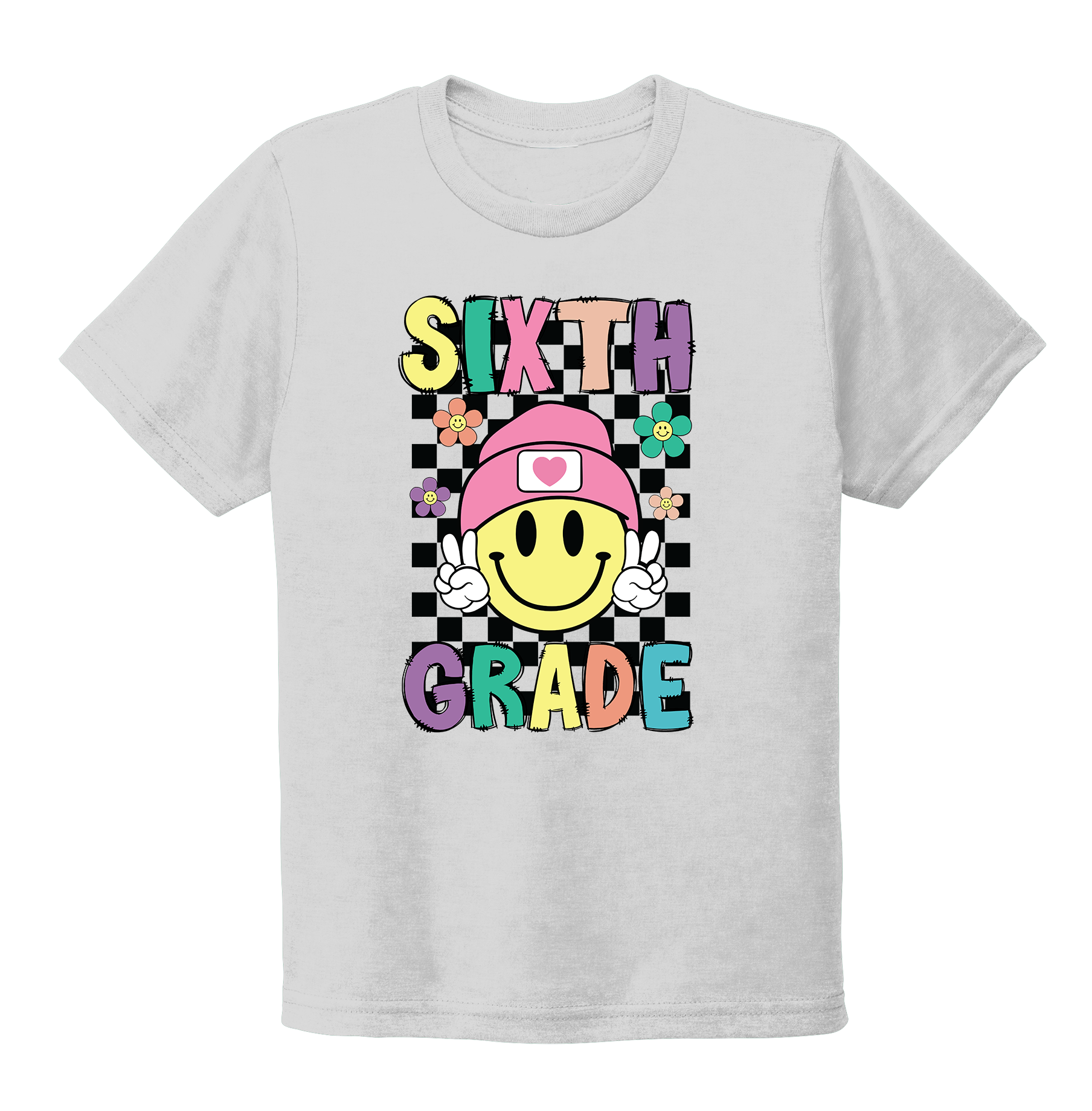 "Sixth Grade" Youth Back To School T-Shirt Main image