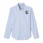 Adult BRCA Staff French Toast Blue Long Sleeve Oxford Shirt