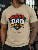 Personalized Super Dad Club Shirt – Comfort Colors® Father’s Day Tee with Kids Names – Custom Superhero Dad Gift