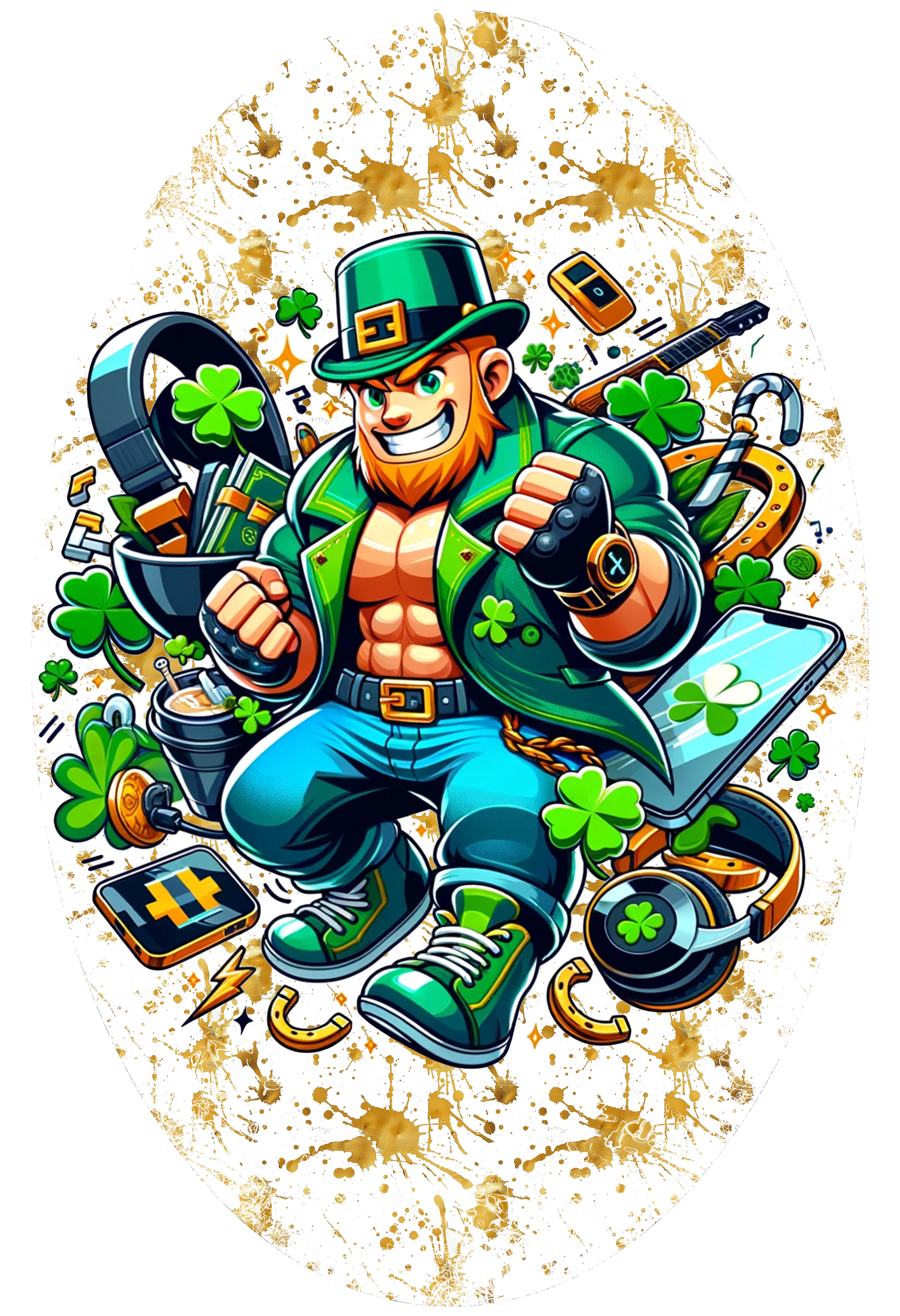 "Fighting Irish" St. Patrick's Day 20 oz Tumbler Secondary image