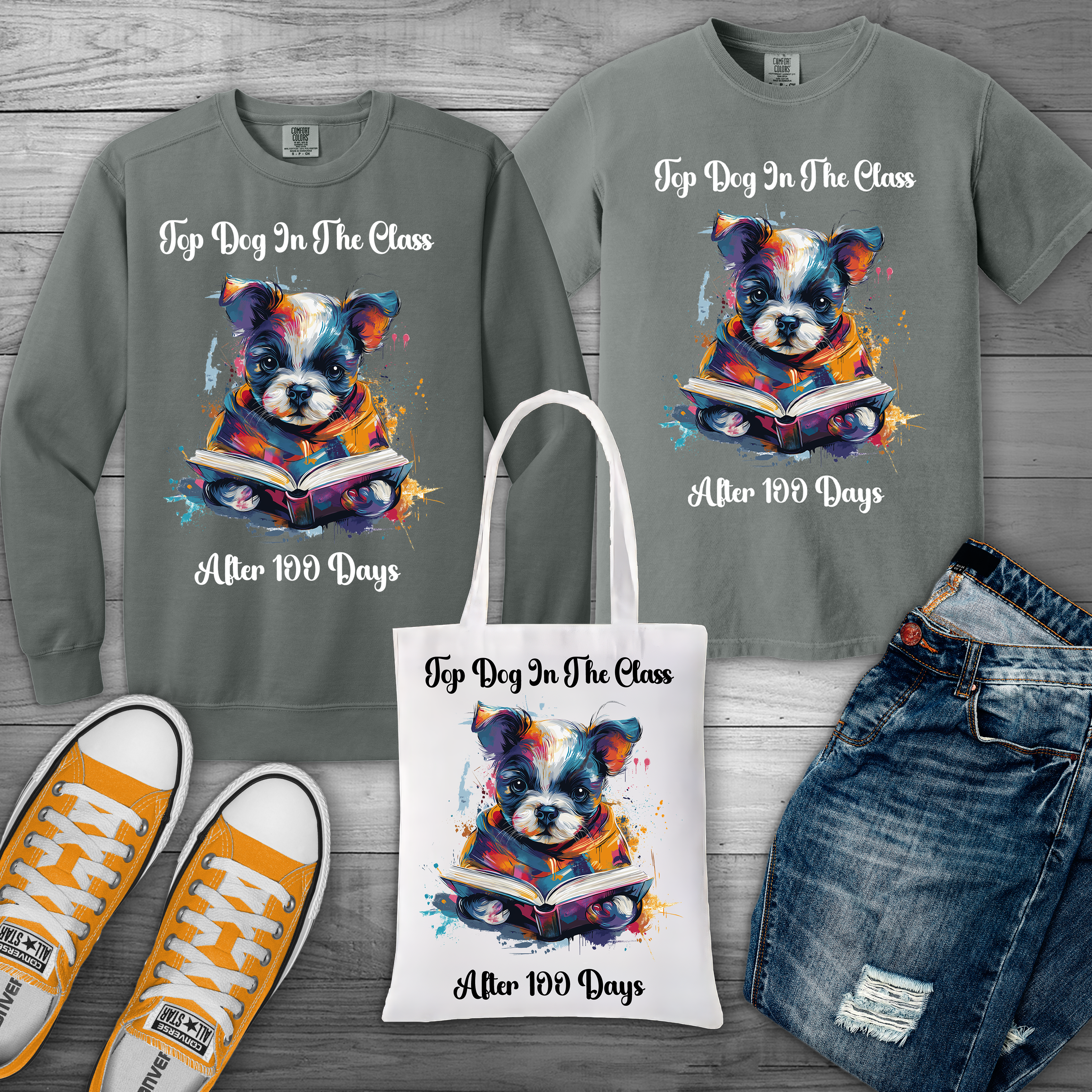 100 Days Of School "Top Dog In The Class After 100 Days" Bundle