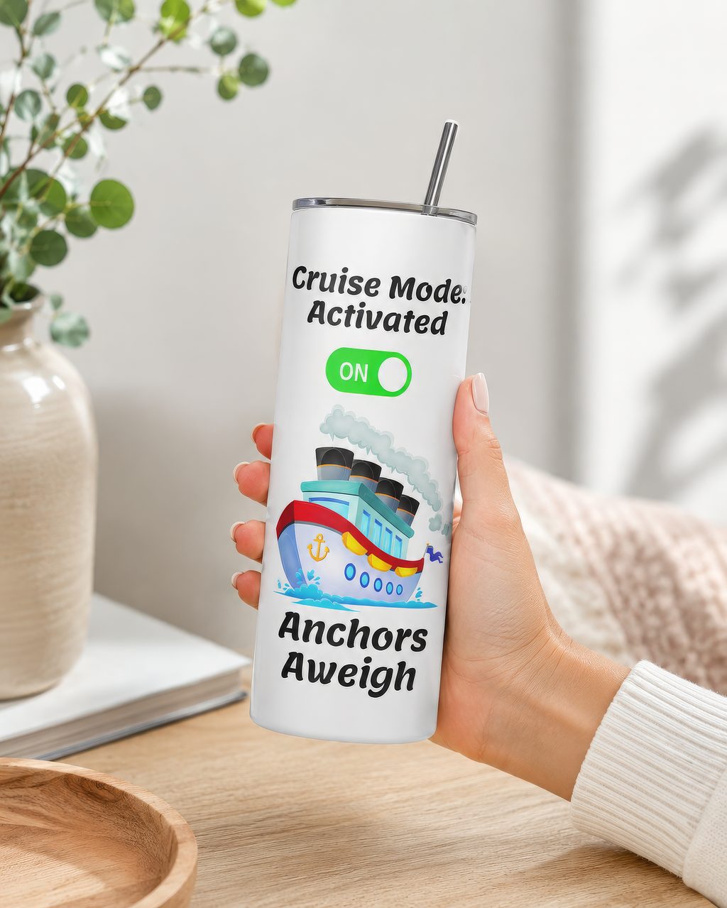 Cruise Mode Vacation Tumbler