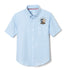 Adult BRCA Student French Toast Blue Short Sleeve Oxford Shirt