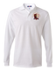 Jerzees Long Sleeve Unisex 437 Spotshield Polo with Embroidered BRCA School Logo - Student