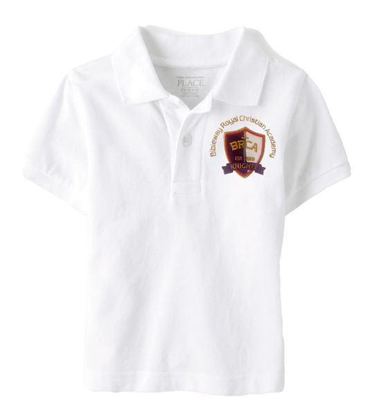 The Children’s Place Boys Uniform Pique Polo Embroidered with School Logo