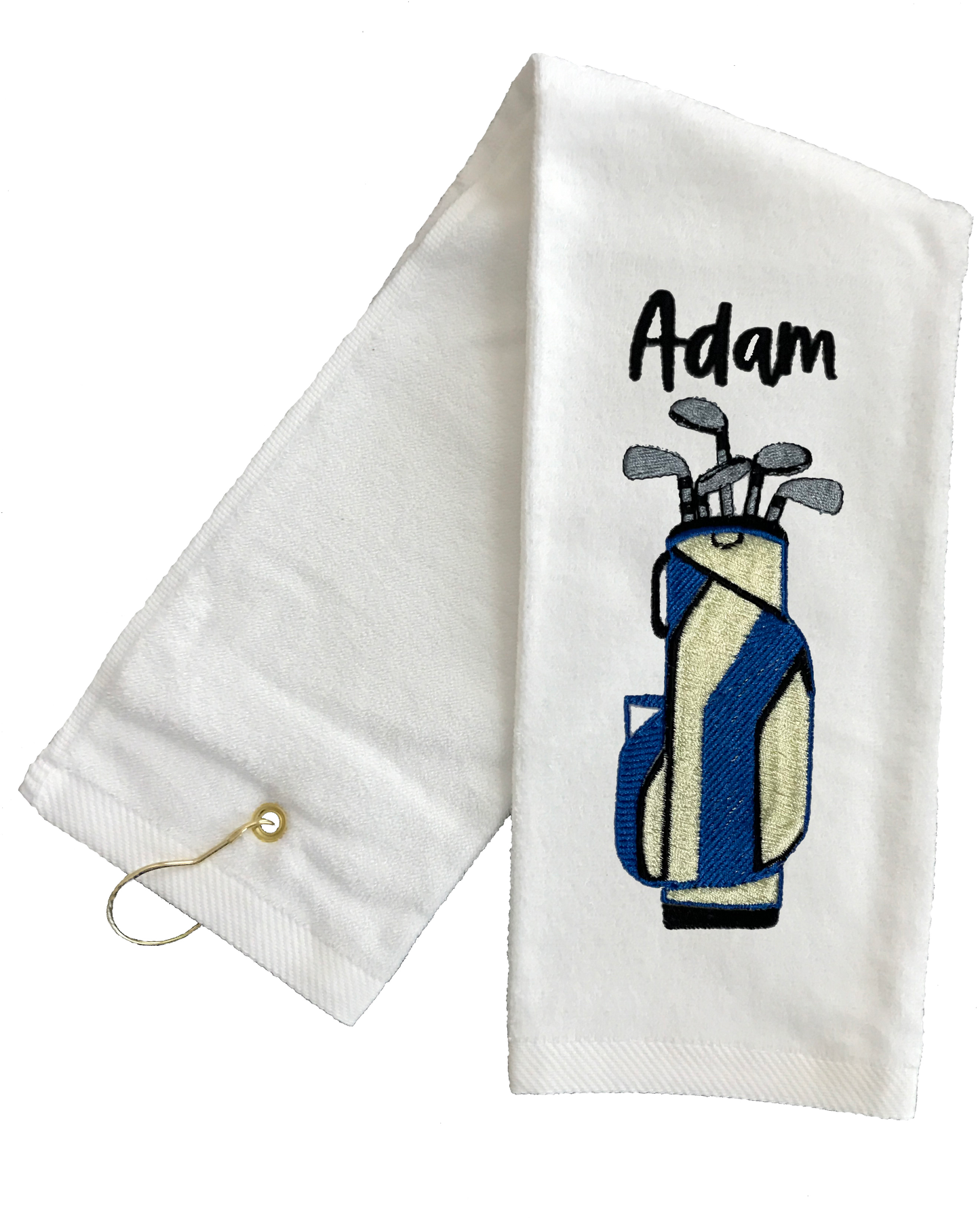 Custom Golf Bag Embroidered Golf Towel