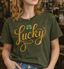 Lucky Script Comfort Colors® T-Shirt – Garment-Dyed Irish Edition