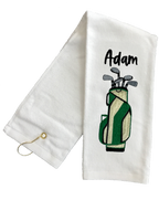 Golf Bag Personalized Embroidered Golf Towel