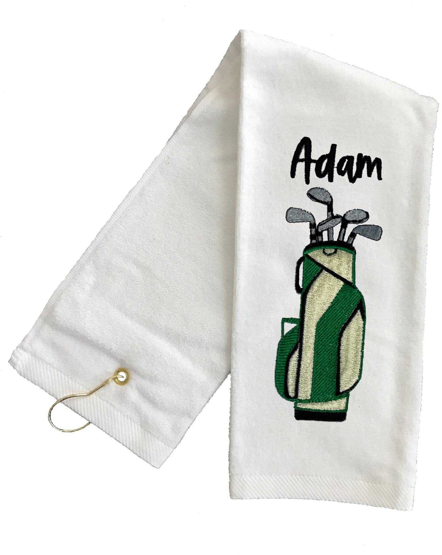 Custom Golf Bag Embroidered Golf Towel