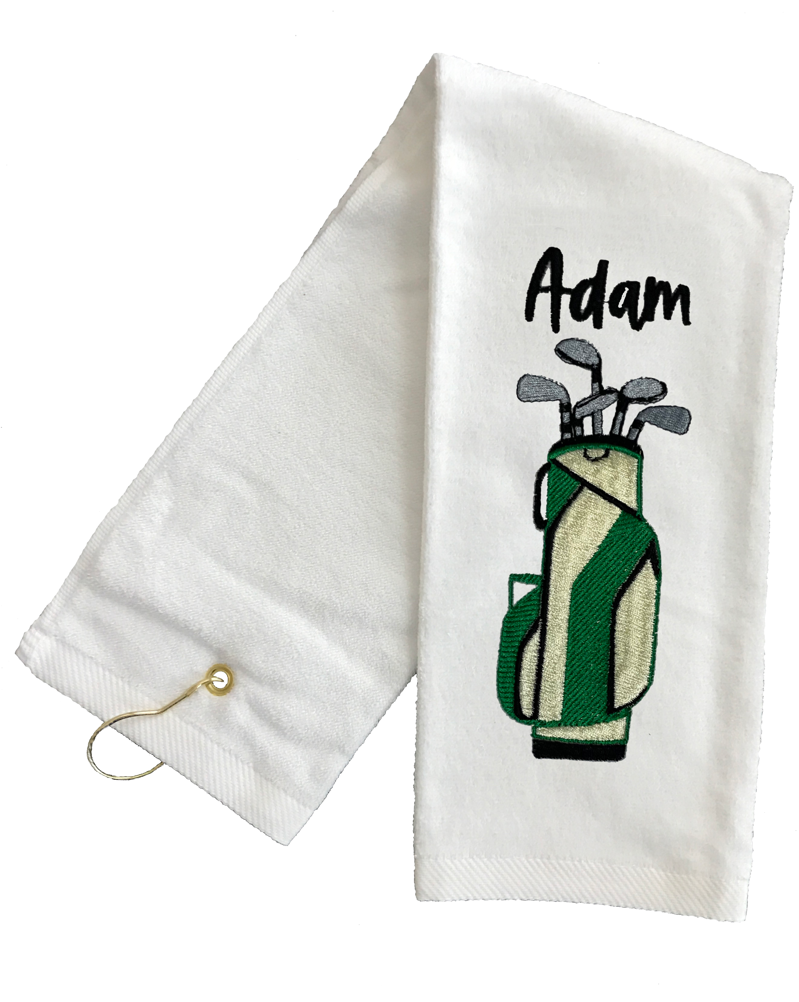 Golf Bag Personalized Embroidered Golf Towel