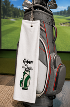 Golf Bag Personalized Embroidered Golf Towel