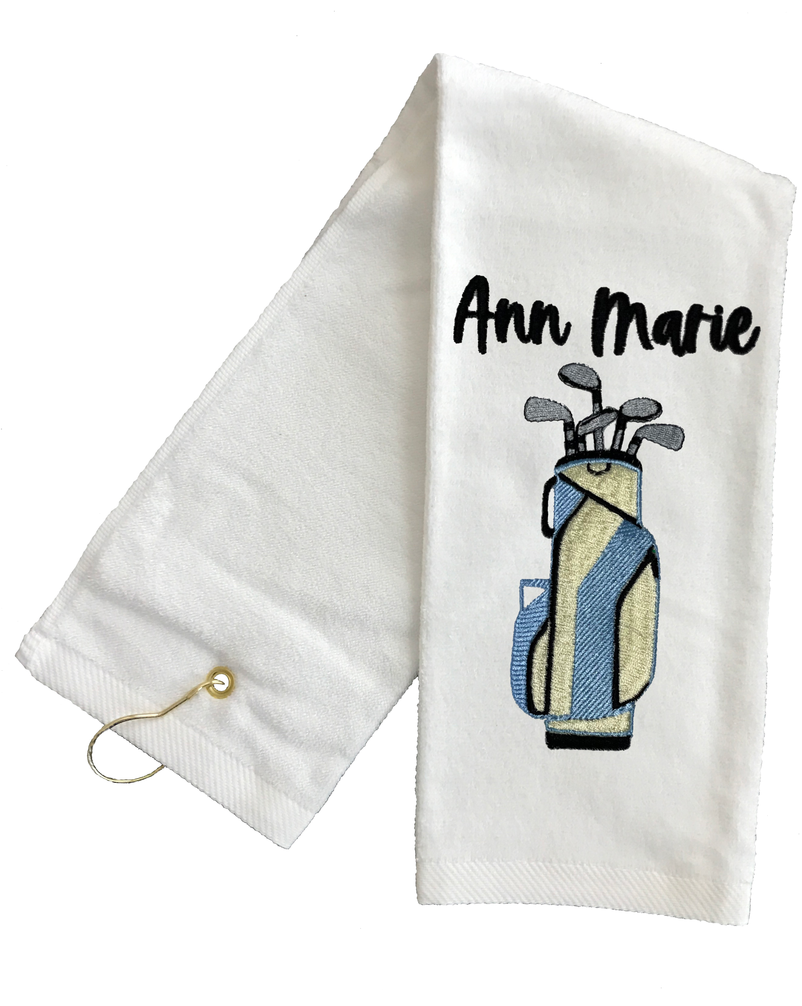 Personalized Embroidered Golf Bag Golf Towel Main image