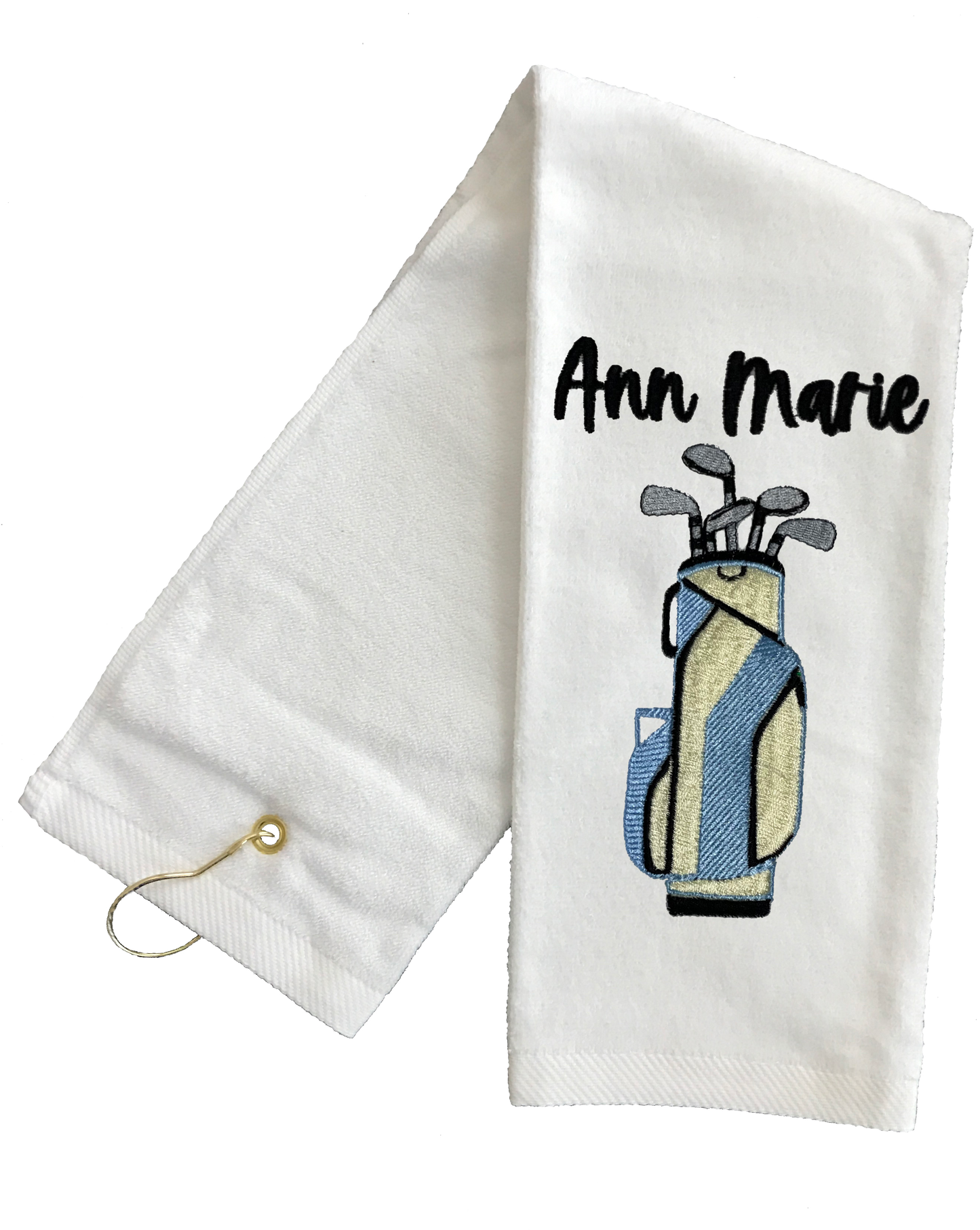 Custom Golf Bag Embroidered Golf Towel