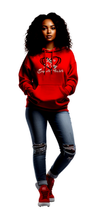 🎉 Embroidered "Love Is My Super Power" Valentine Theme Hoodie🎉
