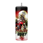 🎉Custom Team Football Helmet Graphic Football 20 oz. Tumbler 🎉