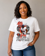 Personalized "My Heart Is On That Field" Football Graphic T-Shirt - For You and Your Family🎉