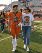 Personalized Football Shirt – Custom Team Fan Tee with Photo, Name & Number | Unisex & Youth Sizes