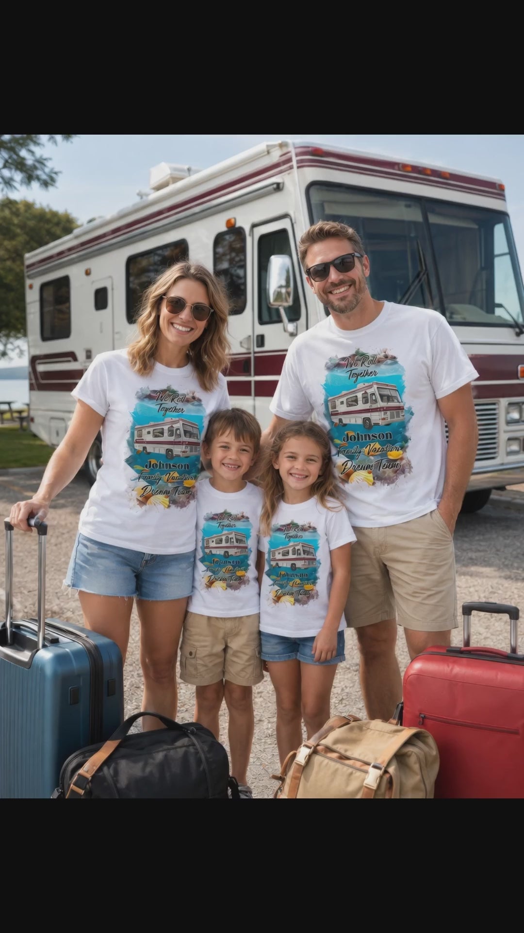 Personalized Family Vacation Dream Team T-Shirt | Adult and Youth Sizes