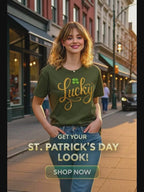 Lucky Script Comfort Colors® T-Shirt – Garment-Dyed Irish Edition