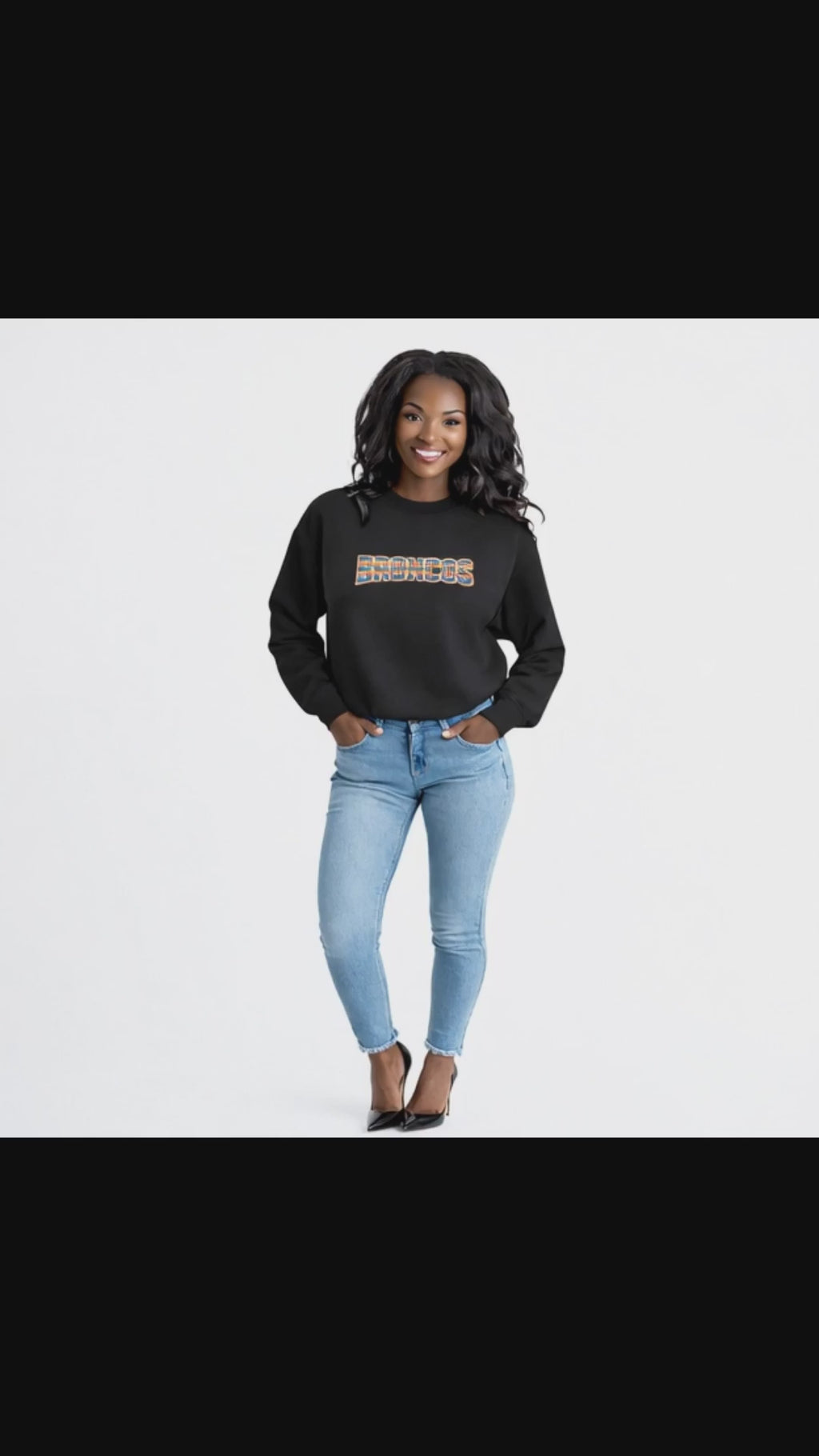 BRONCOS Classic Unisex Crewneck Sweatshirt