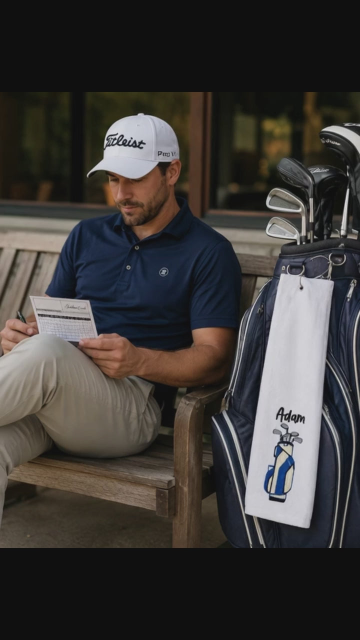 Golf Bag Personalized Embroidered Golf Towel