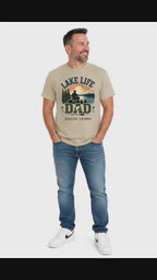 Personalized Lake Life Dad Shirt – Custom Fishing Comfort Colors® T-Shirt – Father’s Day Lake Dad Gift with Kids Names