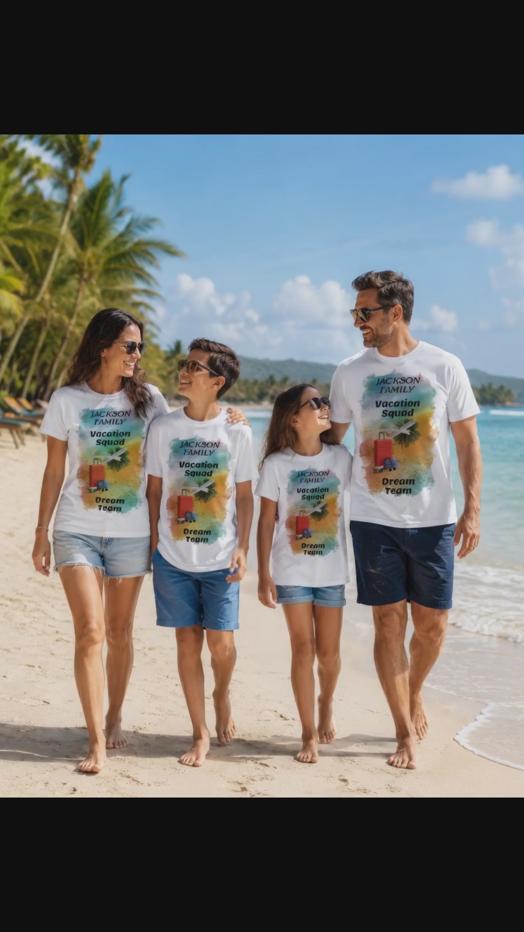 Personalized "Vacation Squad" T-Shirt | Adult and Youth Sizes