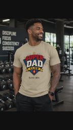 Personalized Super Dad Club Shirt – Comfort Colors® Father’s Day Tee with Kids Names – Custom Superhero Dad Gift