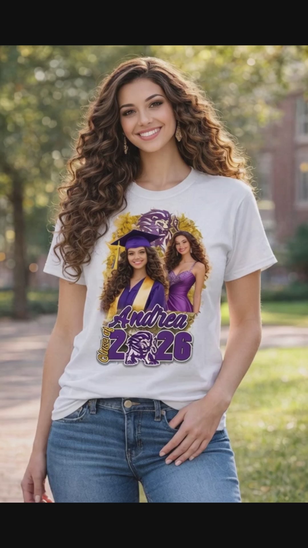 Custom Class Of 2026 Grunge Graduation T-Shirt For You and Your Family 🎓 - V2