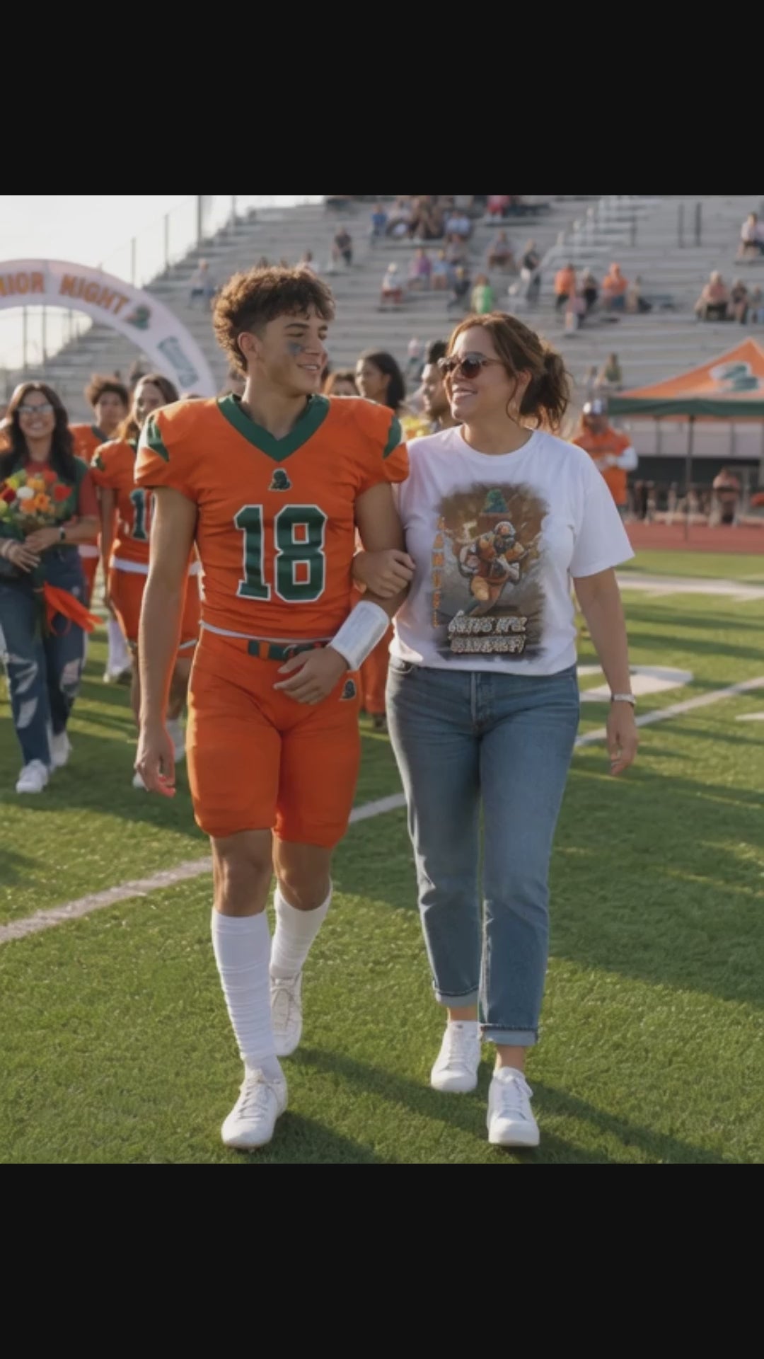 Personalized Football Shirt – Custom Team Fan Tee with Photo, Name & Number | Unisex & Youth Sizes
